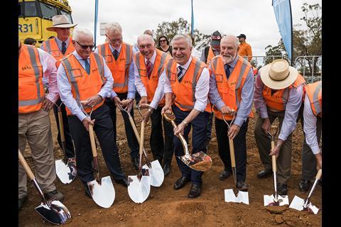 Deputy Prime Minister Michael McCormack turned a ceremonial first sod in Parkes, NSW.